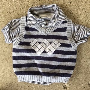 Dress shirt and vest